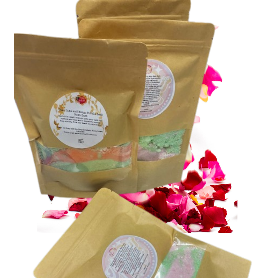 Bubble Bath Bomb Dust in Watermelon Mist Scent - Various Weights Available-0