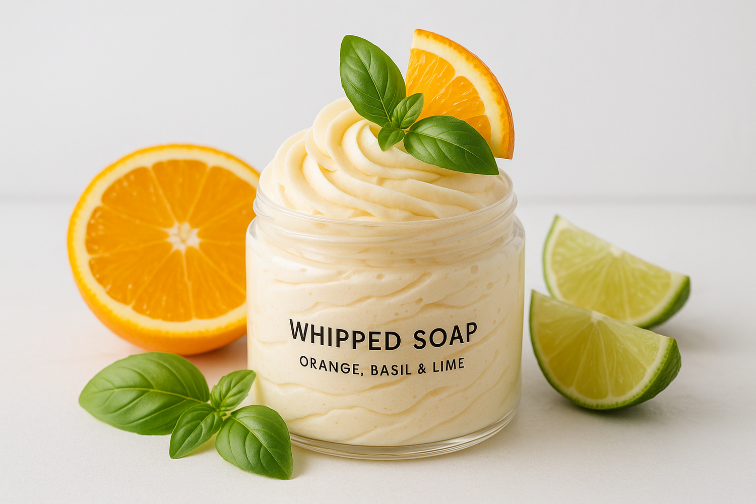 Whipped soap