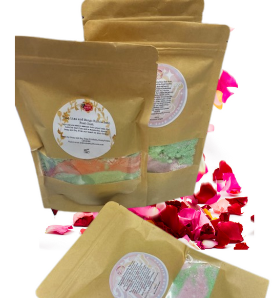 Bubble Bath Bomb Dust in Thai Lime and Mango Scent - Various Weights Available-0