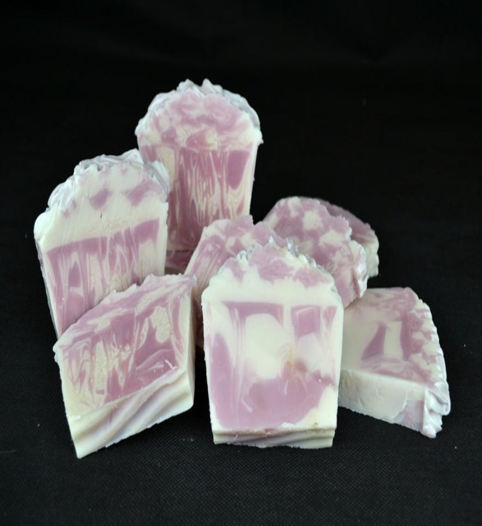 Luxury Raspberry Creamer Soap Slice - Vegan - SLS Free-0