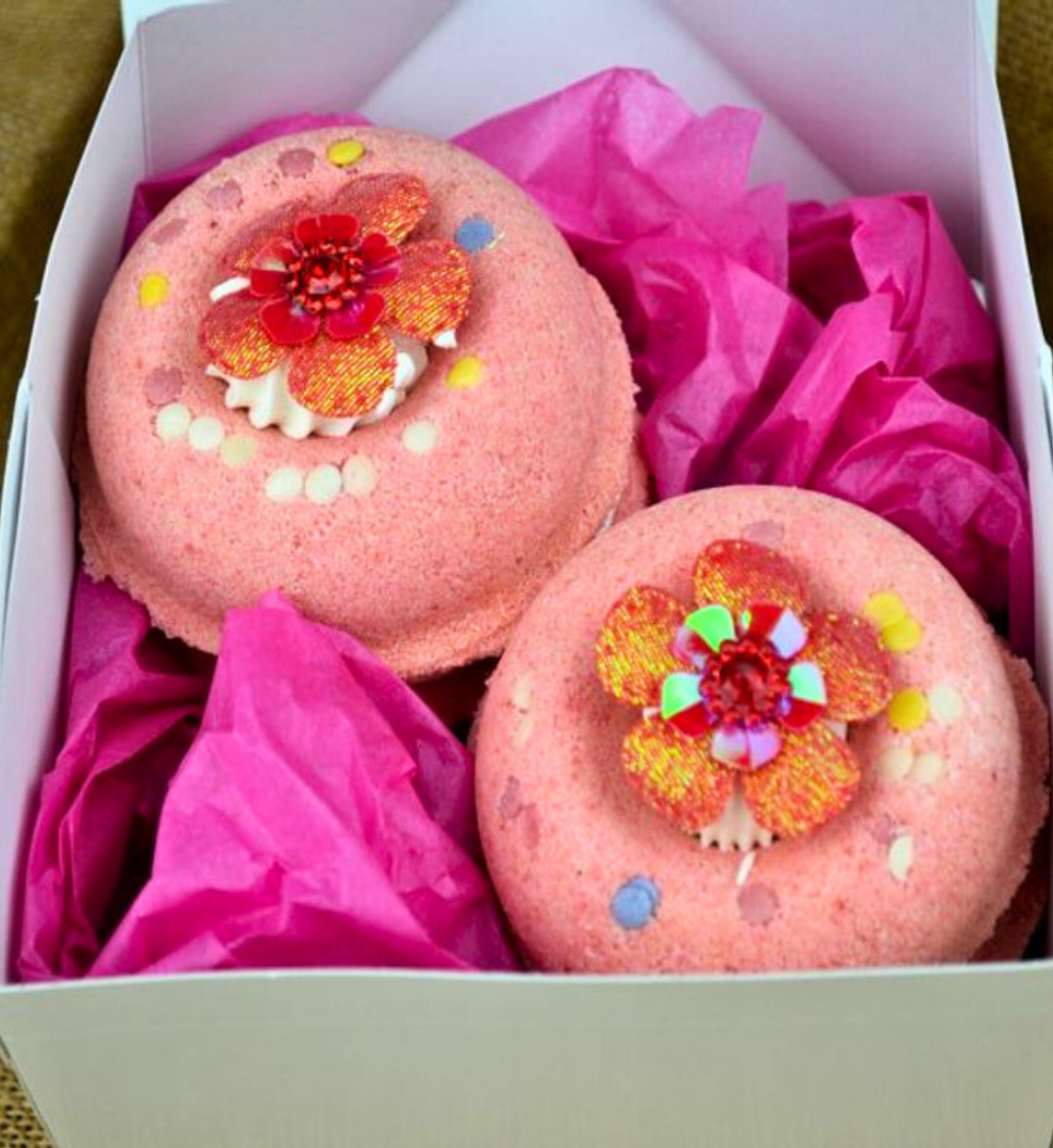 Jumbo Double Stack Melonberry Doughnuts x 2 in a Gift Bakery Box-0