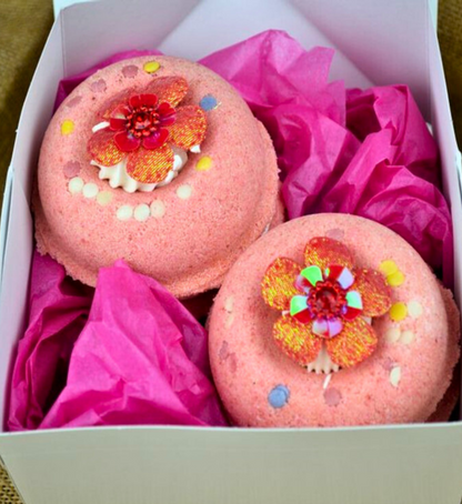 Jumbo Double Stack Melonberry Doughnuts x 2 in a Gift Bakery Box-0