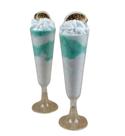 Gin Fizz Jumbo Bath Bomb Cocktail with Shea Butter and Olive Oil for Moisturising Skin-0