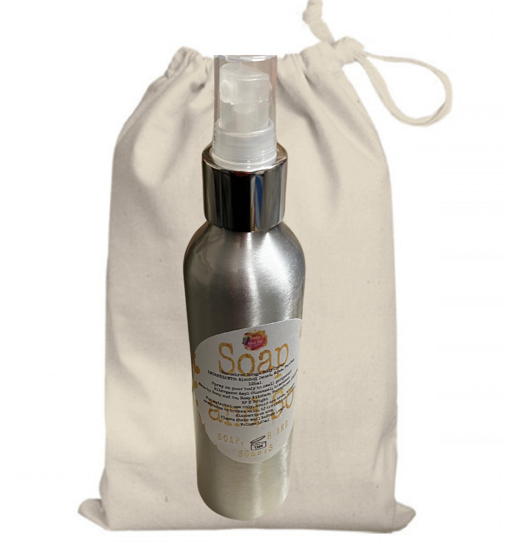 Handmade Body Spray in Narcotic Nights Type Fragrance, 125ml in High End Aluminium Spray Bottle-0