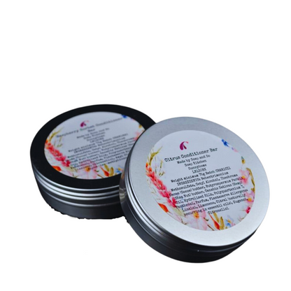 Heart Shampoo Bar in Orange, Basil and Lime with Shea Butter, Liquid Gold Argan Oil and Vitamin B5-1
