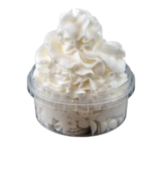 Luxury Vanilla Cream Puff Whipped Soap with Shea Butter and Sweet Almond Oil-0