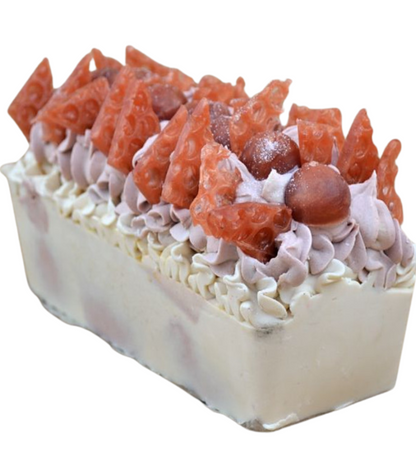 Luxury Honey and Buttermilk Soap Slice - Vegan - SLS Free - Cold Process Soap-0