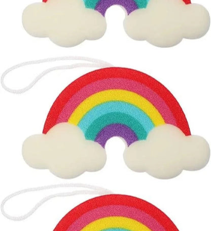 Rainbow Soap Sponge in Watermelon Fragrance, Soap on a Rope-0