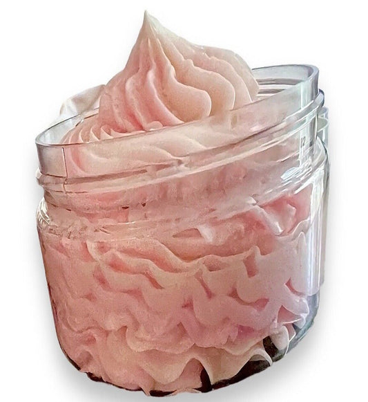 Rose Scented Whipped Luxury Body Butter with Cocoa, Shea Butter and Coconut Oil-0