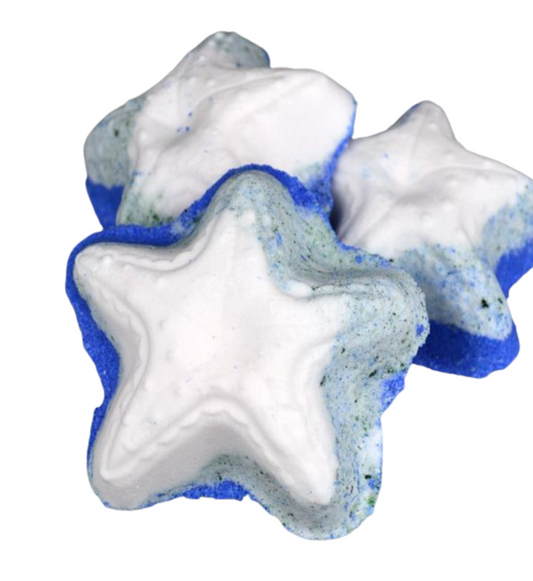 Do-you-think-he-saurus Peppermint Bath Star with Stretchy Dinosaur Toy Inside-0