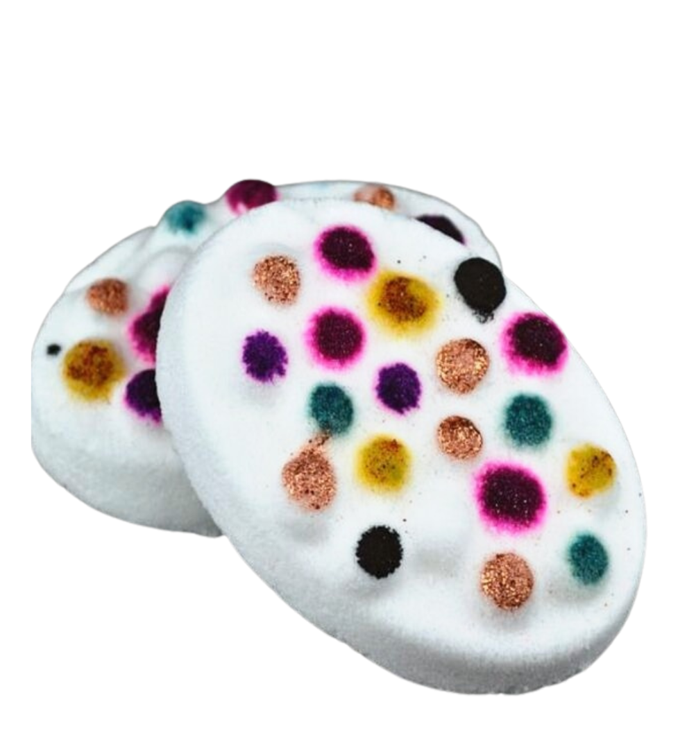 The Wanderer by Friedrich a Colourful Bath Bomb in Coconut Fragrance and Hand Painted Colours.-0