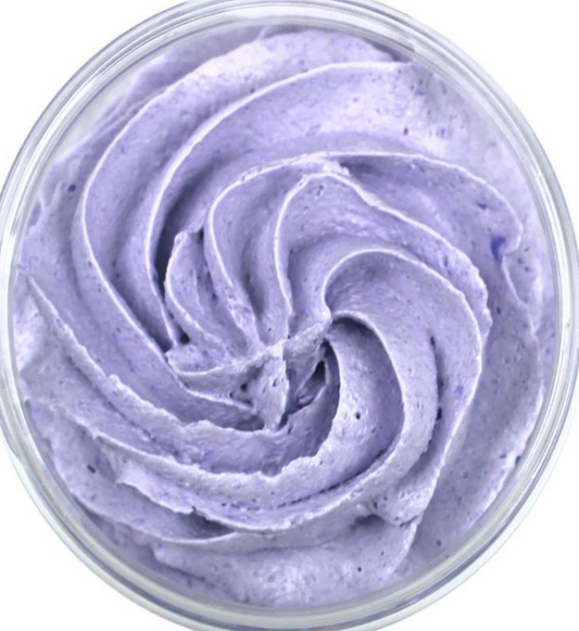 Luxury Parma Violet Whipped Soap with Shea Butter and Sweet Almond Oil-0