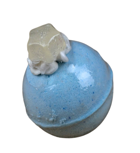 Wish Upon a Star Bath Bomb with White Rose Fragrance with Shea butter and Olive Oil-0